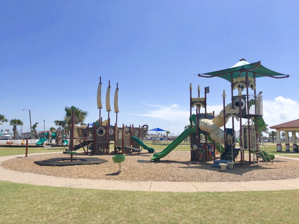 Playground at Roberts Point Park in Port Aransas | www.portaransastex.com