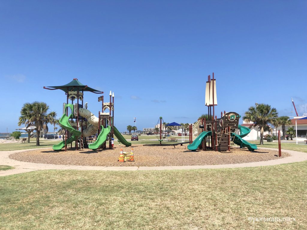 Playground at Roberts Point Park in Port Aransas | www.portaransastex.com