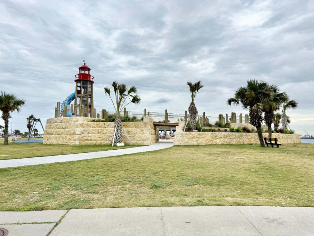 Turtle Cove Playground for kids at Roberts Point Park | Port Aransas Explorer