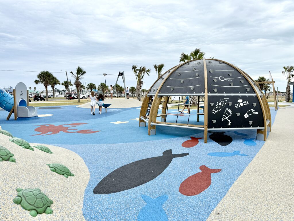 Turtle Cove Playground for kids at Roberts Point Park | Port Aransas Explorer
