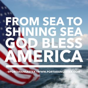 From sea to shining sea, God bless America. | www.portaransastex.com