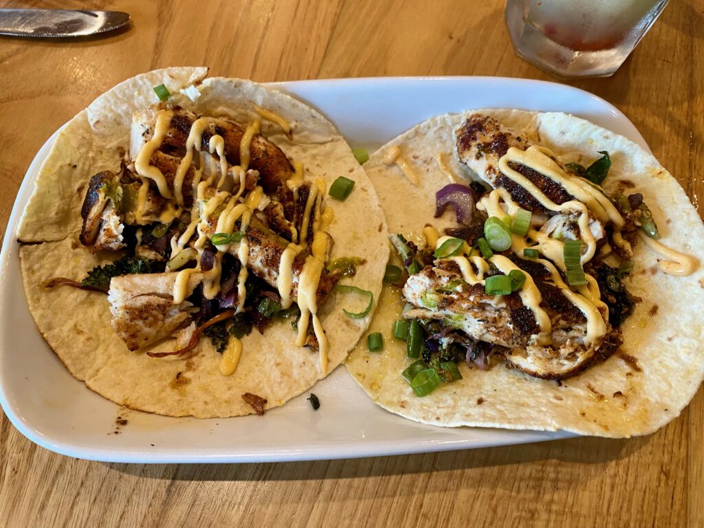 Mahi Tacos at Castaway's Seafood & Grill | Port Aransas Explorer