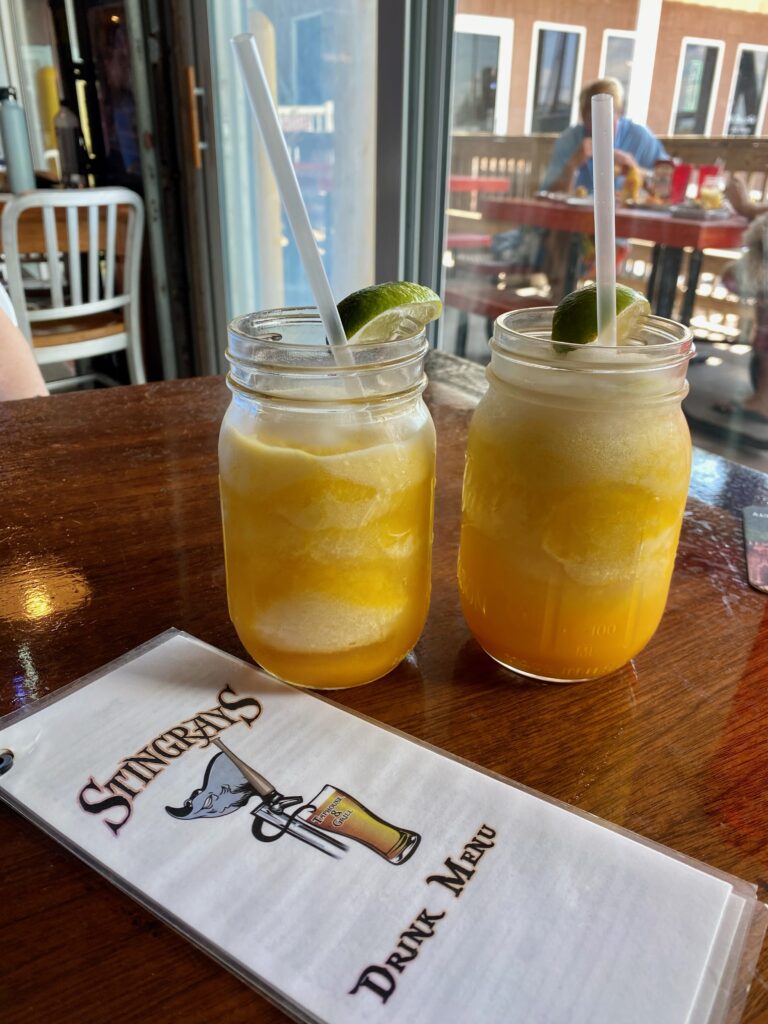 Margaritas at Stingray's Taphouse & Grill | Port Aransas Explorer