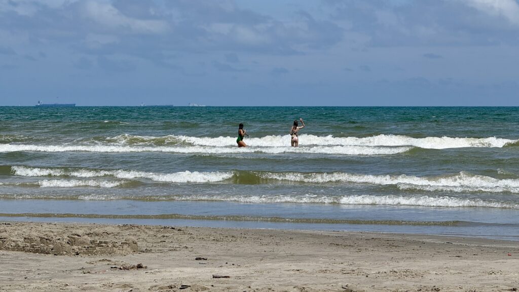 Sand beach in Port Aransas