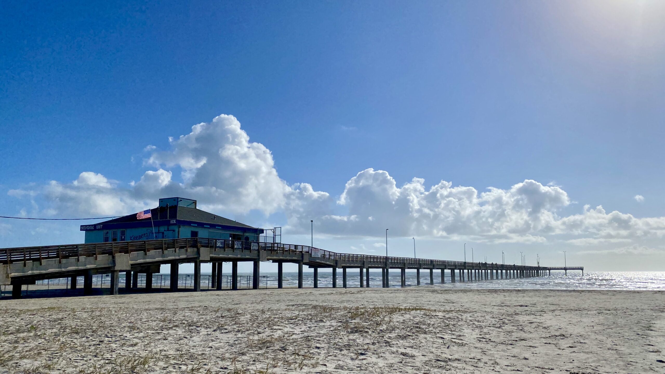 beach pier in Port Aransas