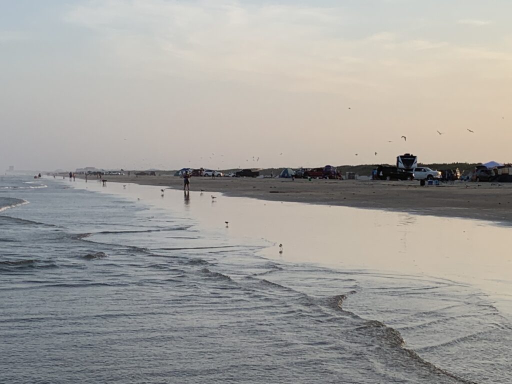 beach sunset ocean gulf | Port Aransas Explorer