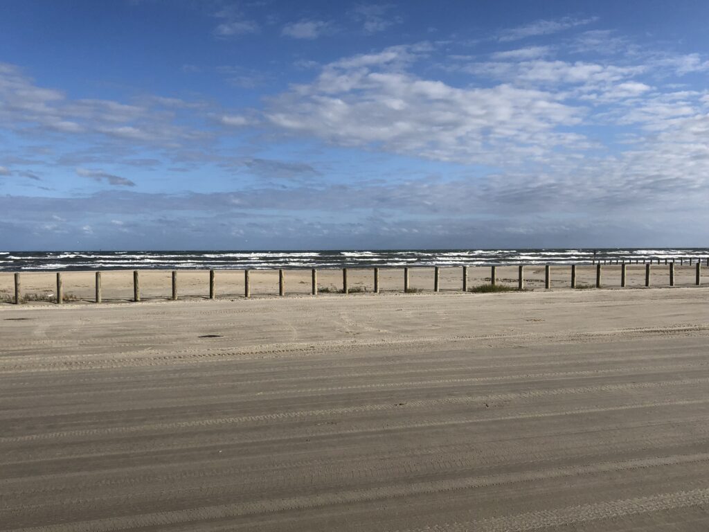 bollards beach ocean Gulf | Port Aransas Explorer