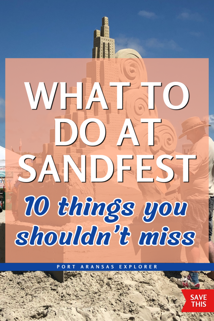 What to Do at SandFest | Port Aransas Explorer | Planning a trip to Port Aransas for SandFest 2026? Here’s what to know before you go, including what to see, when to go, how to avoid crowds, and tips to make your beach day easier. This SandFest Port Aransas guide is perfect for first-time visitors.