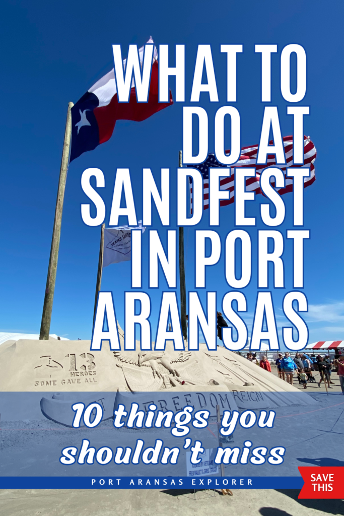 What to Do at SandFest | Port Aransas Explorer | Planning a trip to Port Aransas for SandFest 2026? Here’s what to know before you go, including what to see, when to go, how to avoid crowds, and tips to make your beach day easier. This SandFest Port Aransas guide is perfect for first-time visitors.