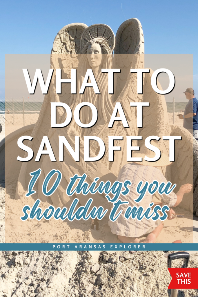 What to Do at SandFest | Port Aransas Explorer | Planning a trip to Port Aransas for SandFest 2026? Here’s what to know before you go, including what to see, when to go, how to avoid crowds, and tips to make your beach day easier. This SandFest Port Aransas guide is perfect for first-time visitors.