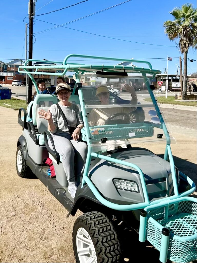 Golf cart in Port Aransas | Port Aransas Explorer