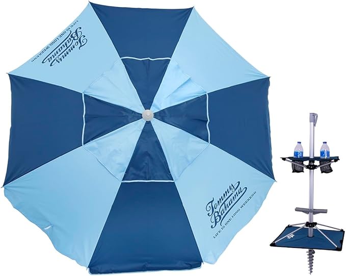 Tommy Bahama 7ft Beach Umbrella | Port Aransas Explorer @portaransastex | https://amzn.to/42Qsoup
