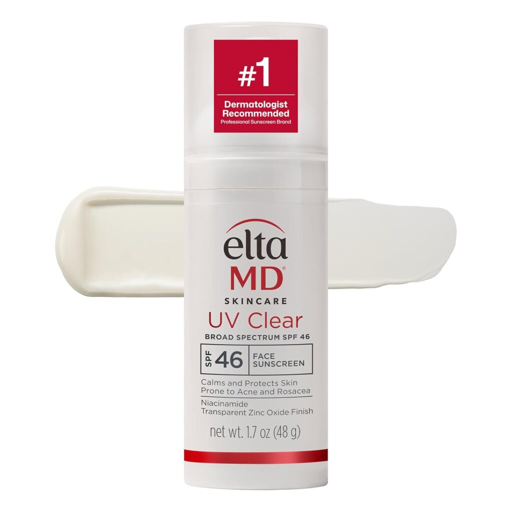 EltaMD UV Clear Sunscreen for Face | Port Aransas Explorer @portaransastex | https://amzn.to/43mVotQ