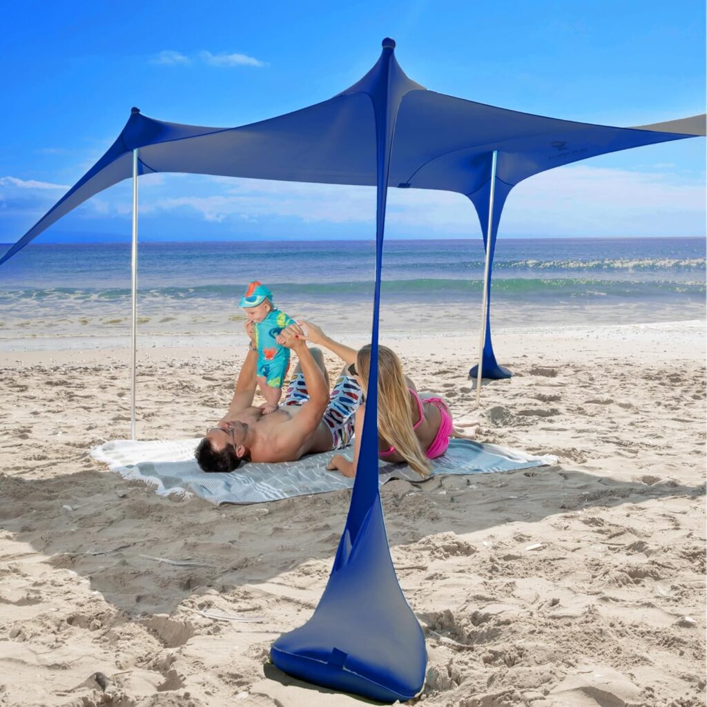 Sun Ninja Beach Tent Sun Shelter | Port Aransas Explorer @portaransastex | https://amzn.to/4dlZDfb