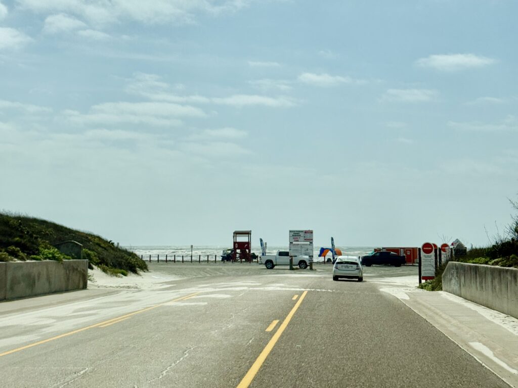 Beach access road 260417 | Port Aransas Explorer @portaransastex