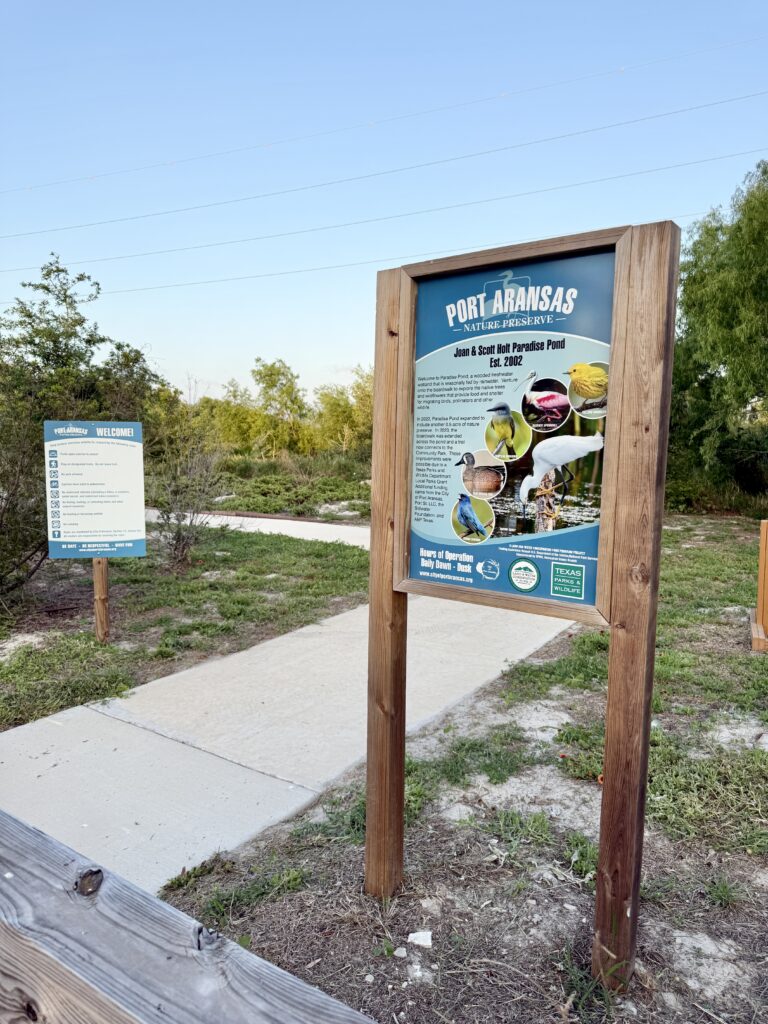 Paradise Pond at Nature Preserve | Port Aransas Explorer @portaransastex